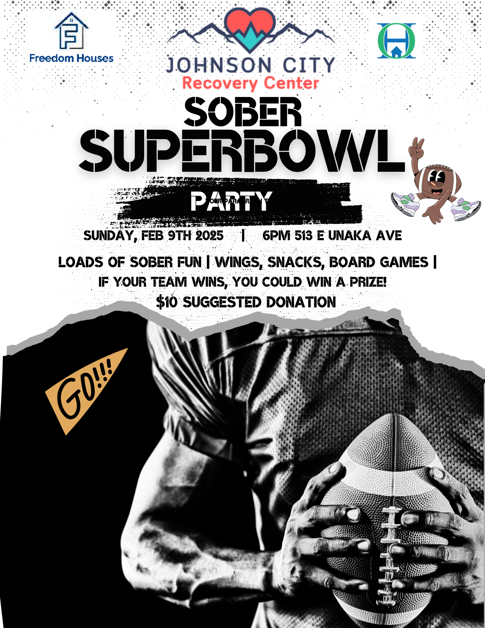 Sober Super Bowl Party Johnson City Recovery Center